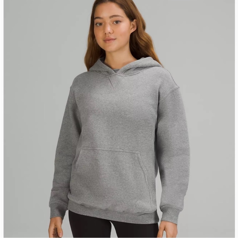 NWT Lululemon Athletica All Yours Hoodie in grey. Size 6.